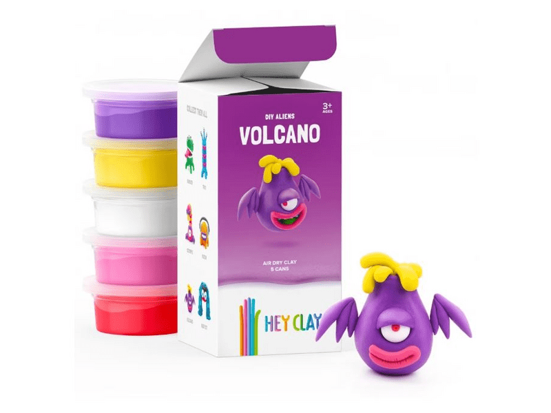 Hey Clay 1-es gyurma szett - Volcano (MA003HR)