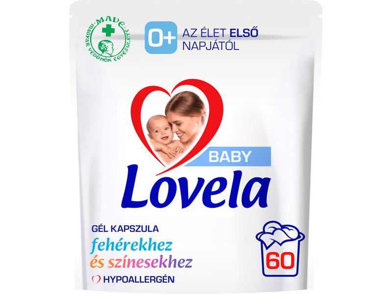 Lovela Baby Hipoallergén Mosókapszula, 60 db