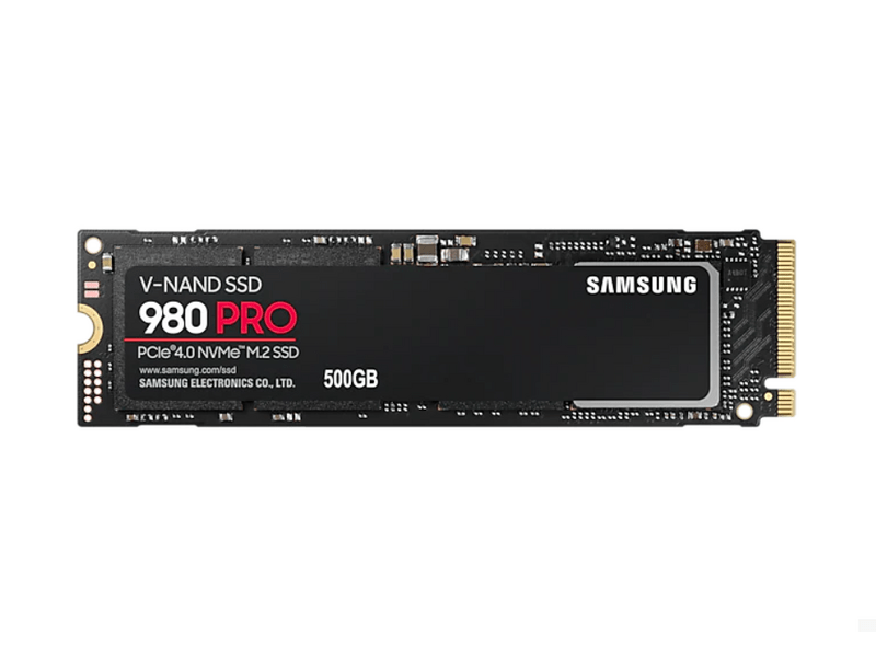 Samsung 980 PRO PCle 4.0 500 GB NVMe™ M.2 SSD