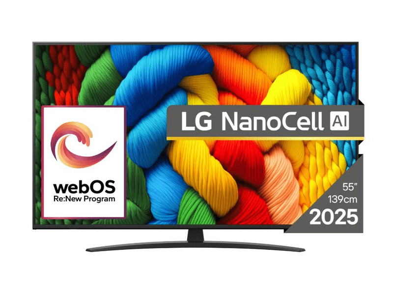 LG 55NANO81A3A 55" 4K UHD NanoCell Smart TV