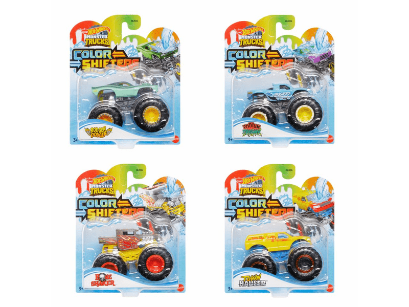 Hot Wheels Monster Trucks Színváltó autó, többféle (HGX06)