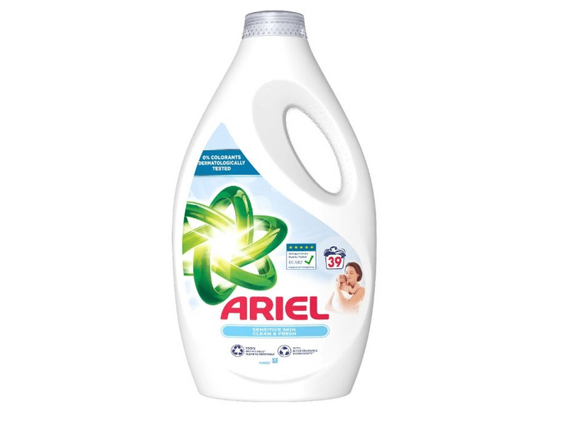 Ariel Sensitive Skin Clean & Fresh folyékony mosószer, 1.95L