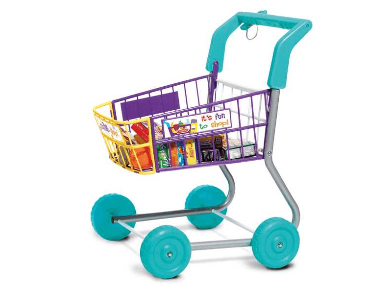 Casdon Bevásárlókocsi termékekkel, 16 db-os (61150)