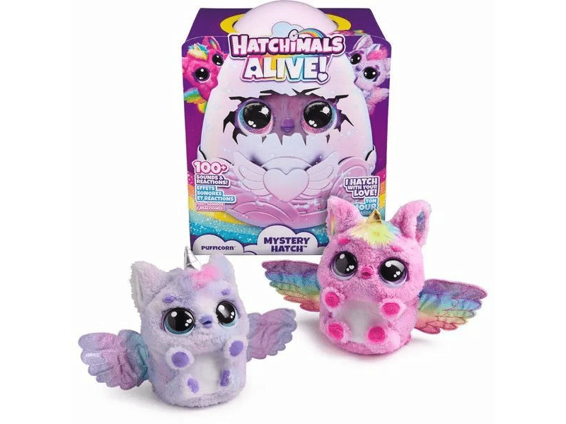 Hatchimals - Titkos Óriás tojás Puffcorn