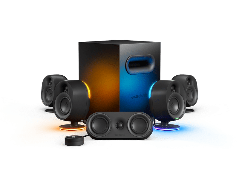 SteelSeries Arena 9 5.1 RGB Hangszóró, fekete (61549)