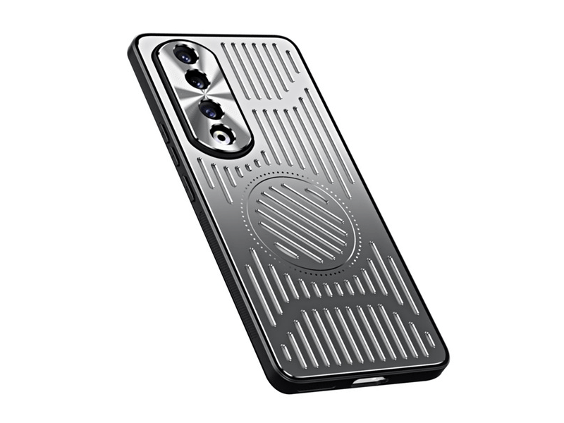 Gigapack Honor 90 5G Szilikon-alumínium tok, ezüst (GP-147946)