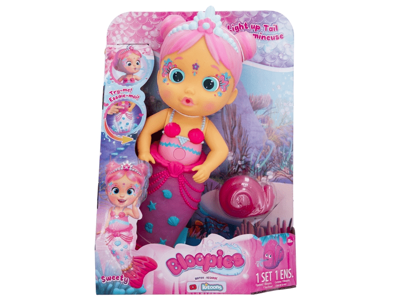 Bloopies: Mókás Sellőbébi világító uszonnyal (83110)