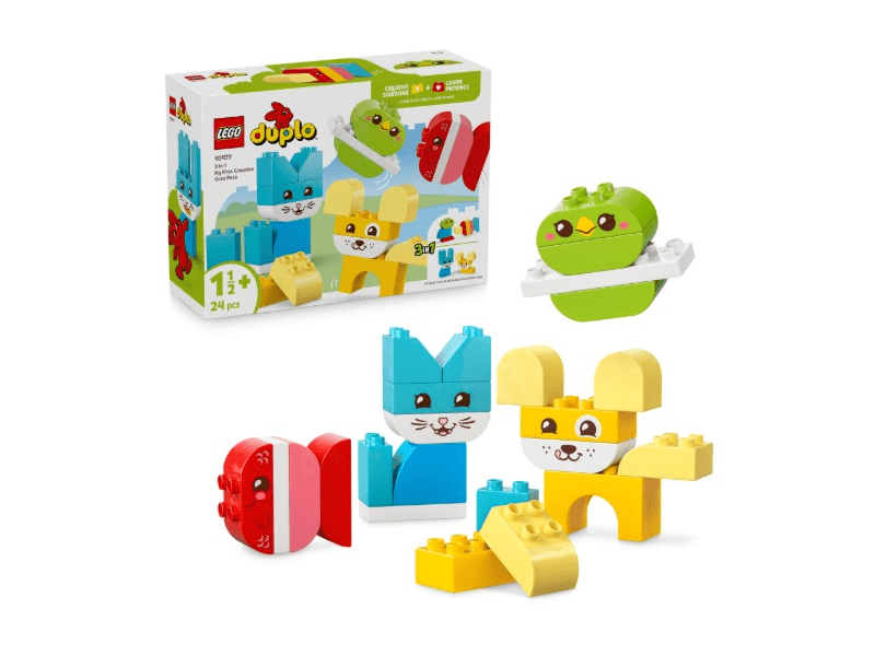 LEGO® DUPLO® Kreatív és aranyos, 3 az 1-ben házi kedvencek (10477)