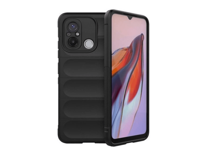 Gigapack Xiaomi Redmi 12C Szilikon telefonvédő, fekete (140253)