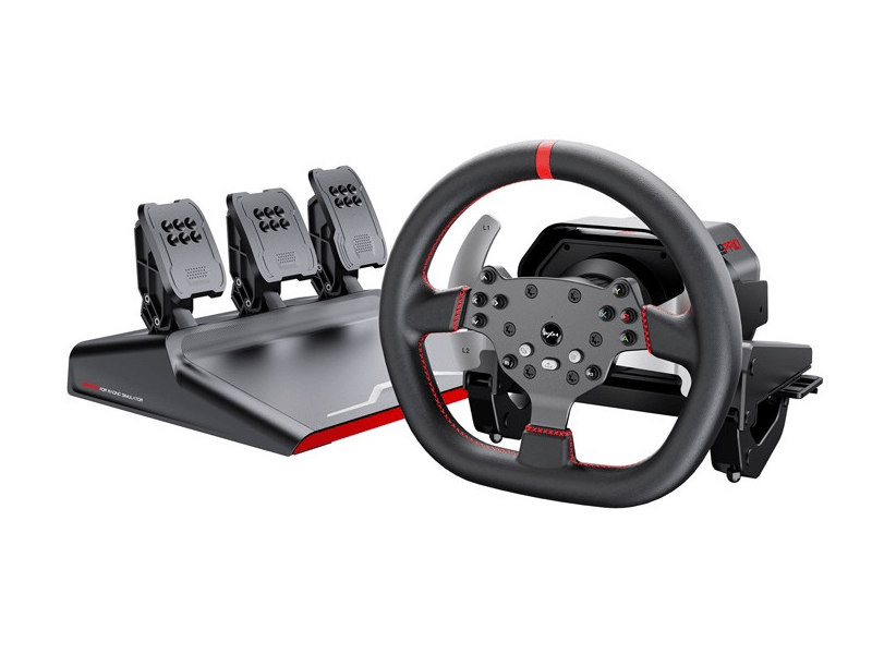 PXN V10 Pro Kormánykerék + pedálok + rögzítő bilincsek