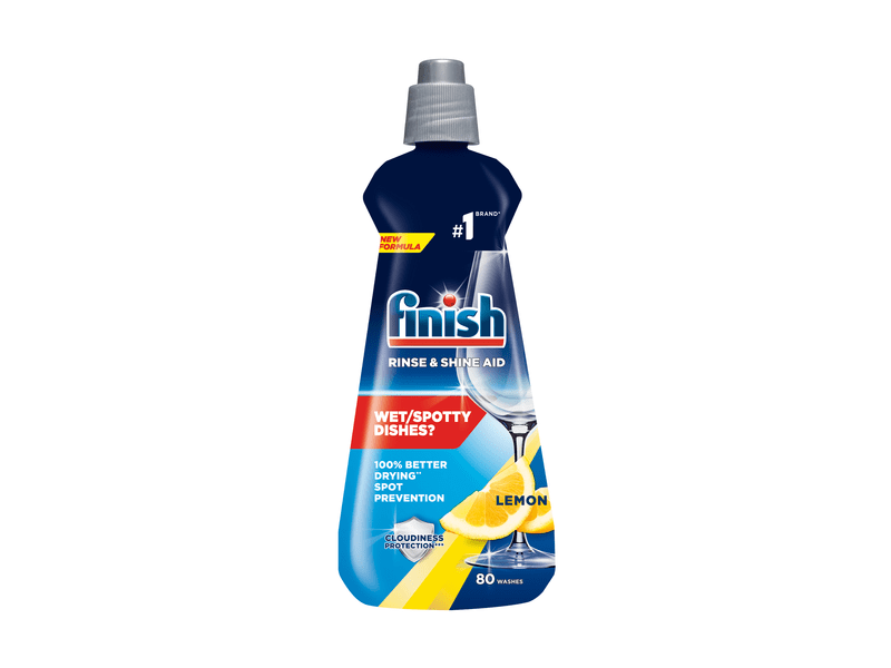 Finish Shine & Protect Rinse Aid öblítőszer gépi mosogatáshoz, Citrom, 400 ml
