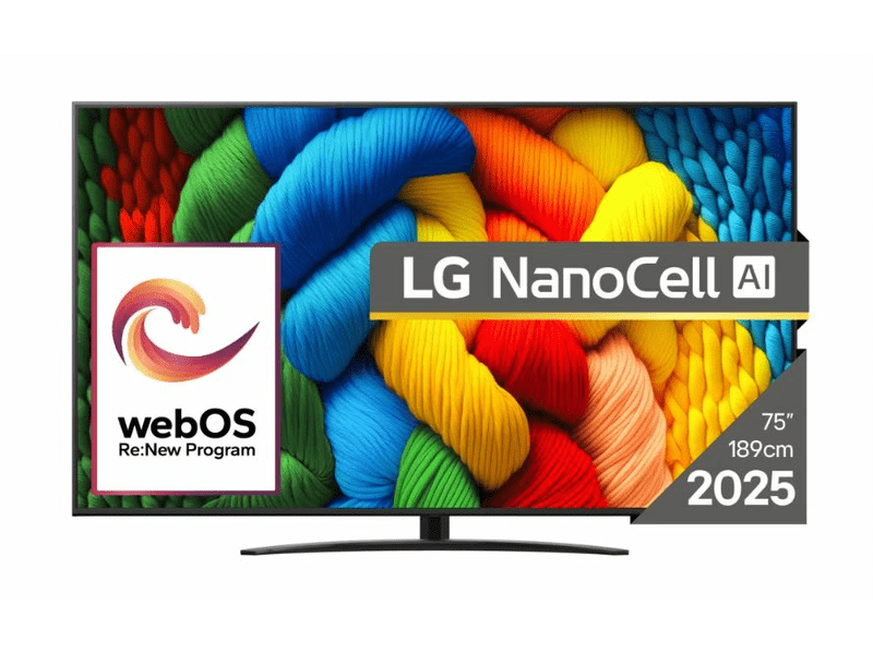 NanoCell Smart LED TV 4K UHD, HDR, webOS