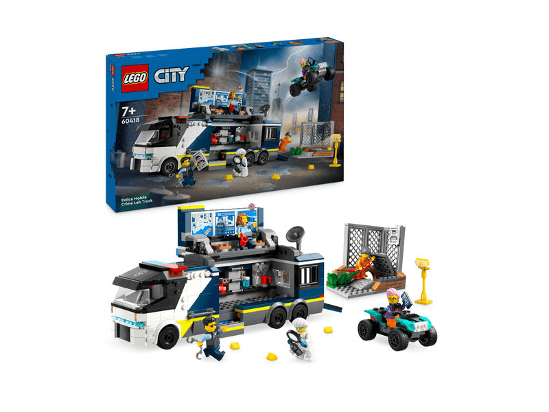 LEGO® City policijski pokretni kriminalistički laboratorij (60418)