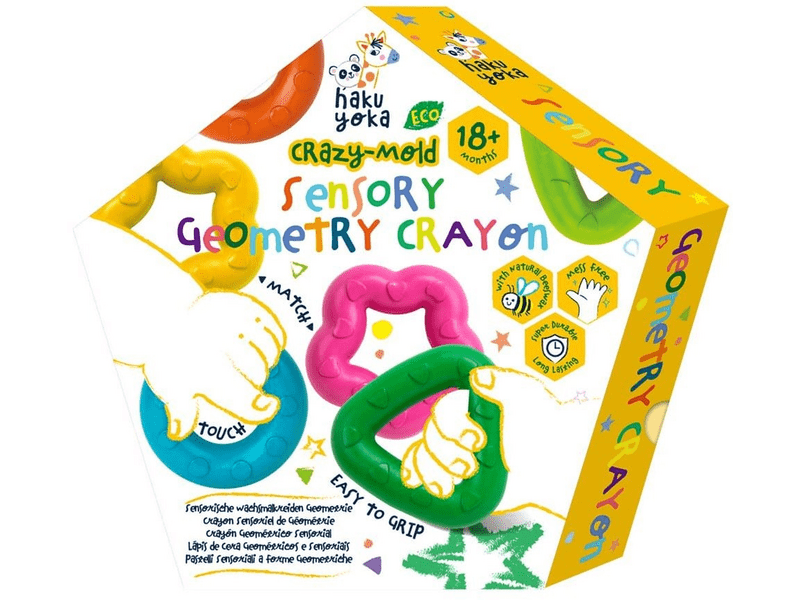 Haku Yoka Színes formák Marokkréta készlet, 6 db-os (CP243193)