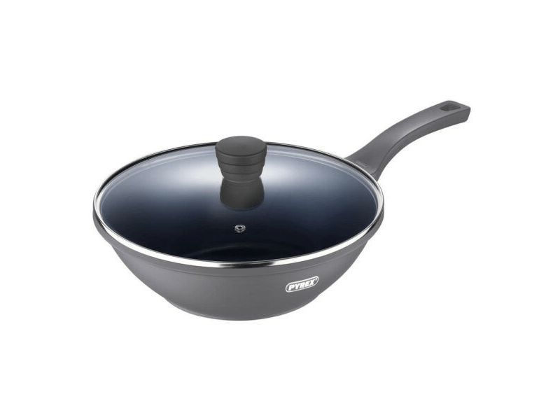 Wok fedővel 28cm