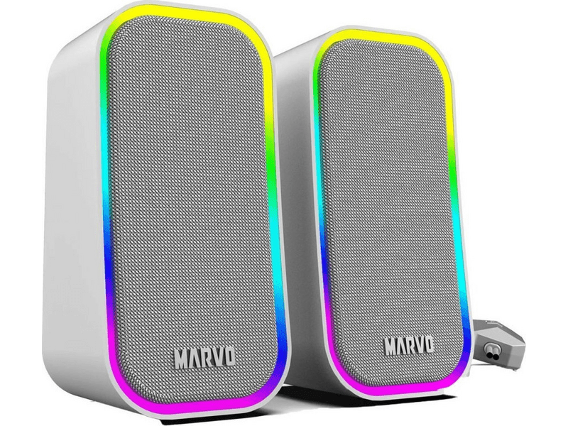 Marvo Havoc 20 vezetékes hangszóró, fehér/szürke (SG-285 GY)