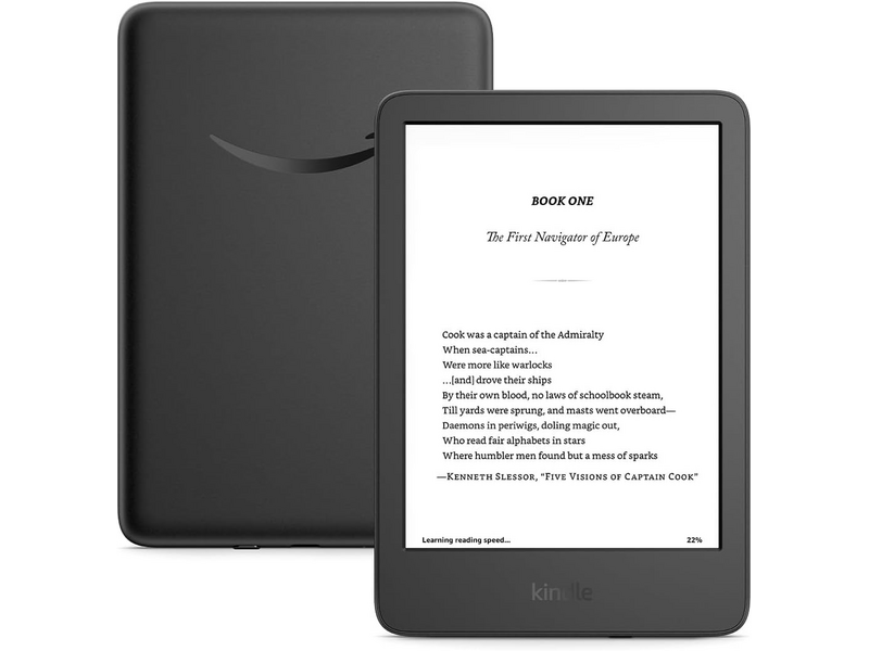 Amazon Kindle 11th Gen 2024 16GB E-book olvasó, reklámos (B0CP31T5M6)