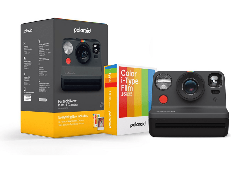 Polaroid Now Generation 2 Black Instant fényképezőgép