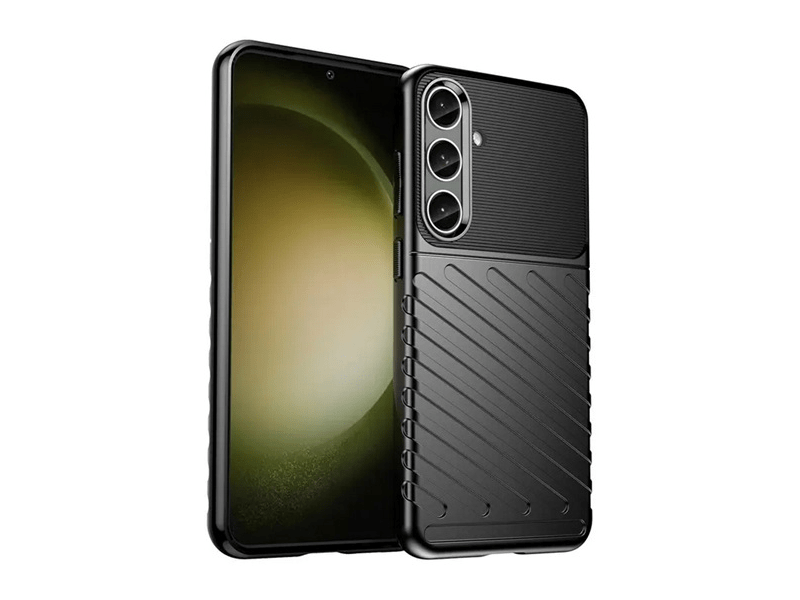 Gigapack Samsung Galaxy S24 Plus Szilikon tok, fekete (150928)