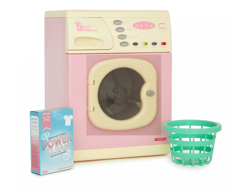 Casdon Elektromos játék mosógép, rózsaszín (62150)