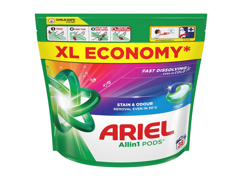 Ariel Allin1 PODS Color Mosókapszula 38 mosáshoz