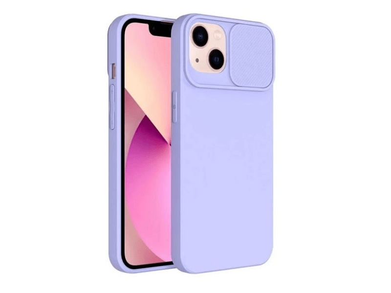 Gigapack Apple iPhone 15 Plus Szilikon tok, lila (144973)