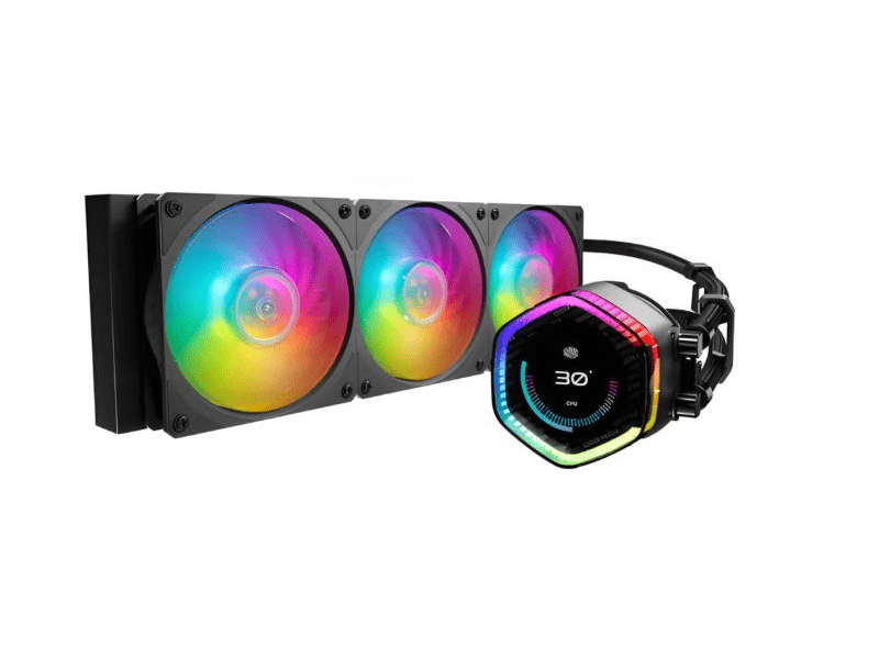 Cooler Master MasterLiquid 360 Ion ARGB vízhűtőrendszer LCD kijelzővel (MLY-D36M-A24PZ-R1)