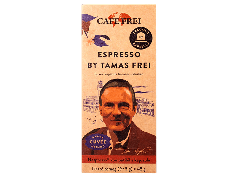 Cafe Frei Espresso by Tamas Frei Nespresso kapszula, 9 db