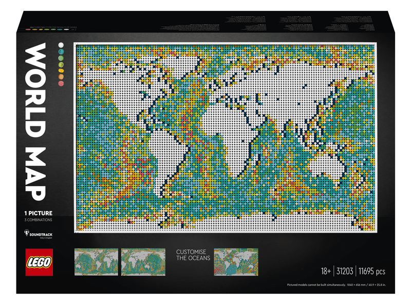 LEGO® Art Világtérkép (31203)