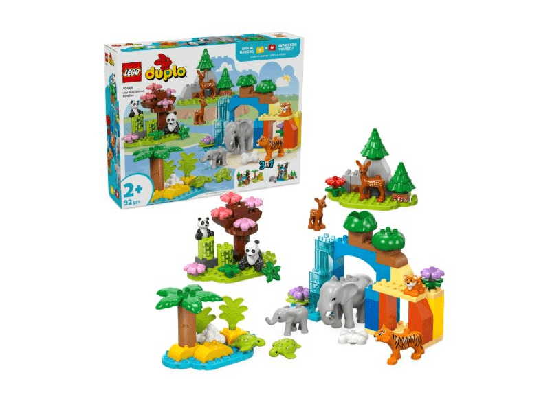 LEGO® DUPLO® City Adventures 3 u 1 Obitelji životinja u divljini (10446)