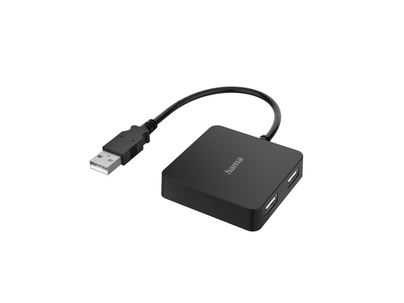 Hama 200121 USB 2.0 HUB, crni