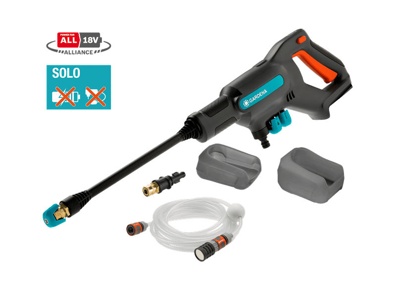 Gardena 14800-55 AquaClean 24/18V P4A Akkus magasnyomású mosó akkumulátor nélkül