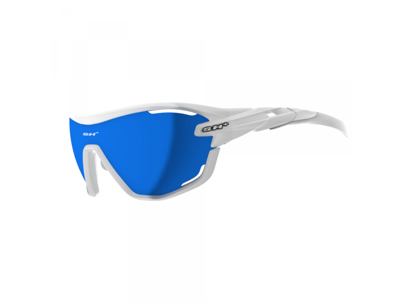 SH+ RG 5400 Sportszemüveg, fehér/Revo Laser blue