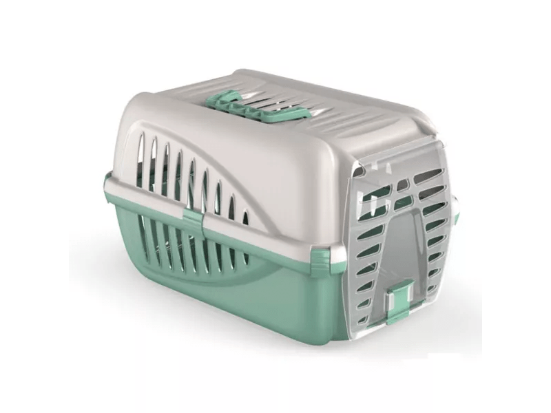Hilton Smart Pet Green műanyag kutya-macska szállító, 50x33x31cm
