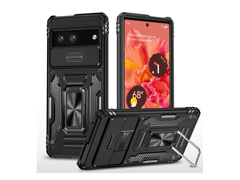 Gigapack Google Pixel 7a Defender tok, fekete (GP-144409)