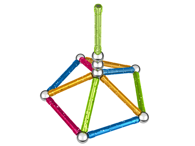 Geomag Glitter Csillogós mágneses építőjáték, 30 db (20GMG00531)