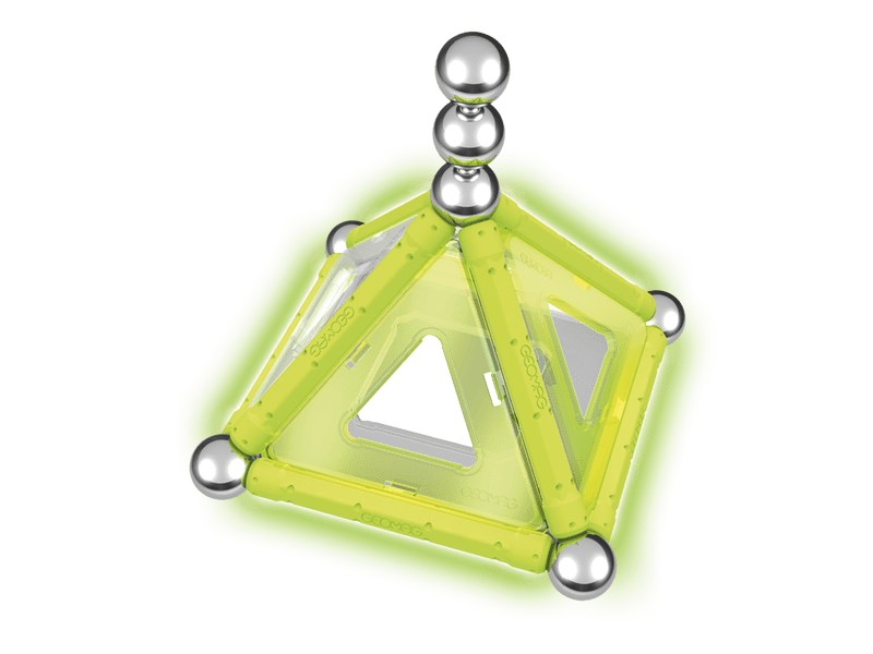 Geomag Foszforeszkáló mágneses építőjáték, 22 db (20GMG00334)