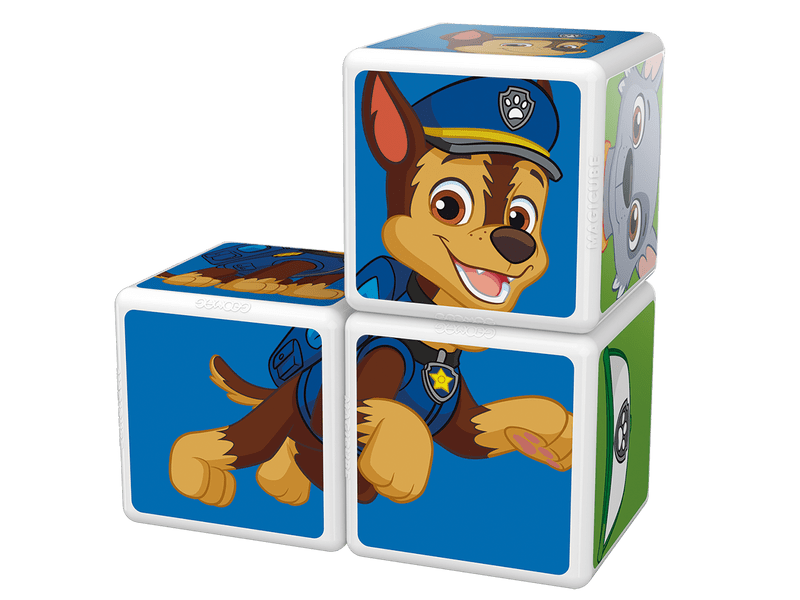 Geomag Magicube Mancs Őrjárat mágneses építőszett, Chase/ Sky/ Rocky (20GMG00077)