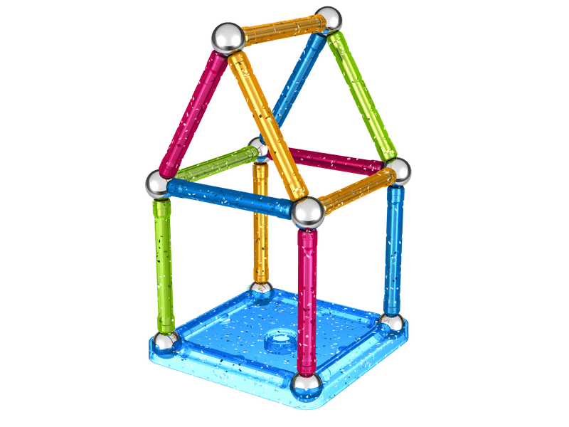 Geomag Glitter Csillogós mágneses építőjáték, 30 db (20GMG00531)