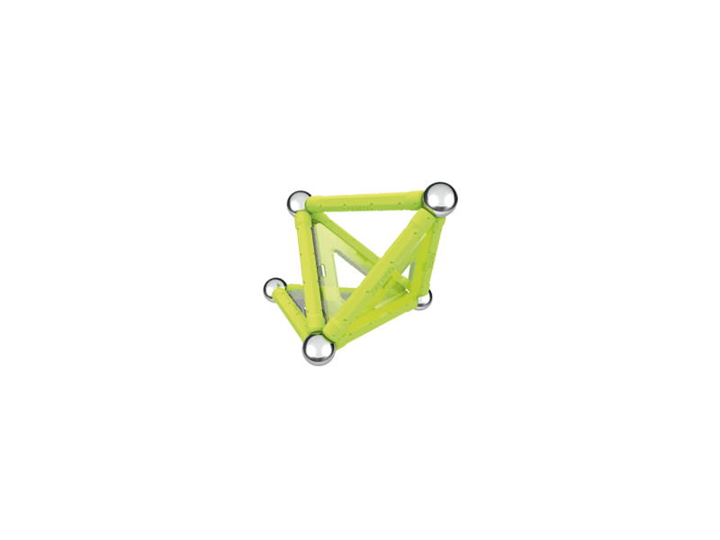 Geomag Foszforeszkáló mágneses építőjáték, 22 db (20GMG00334)