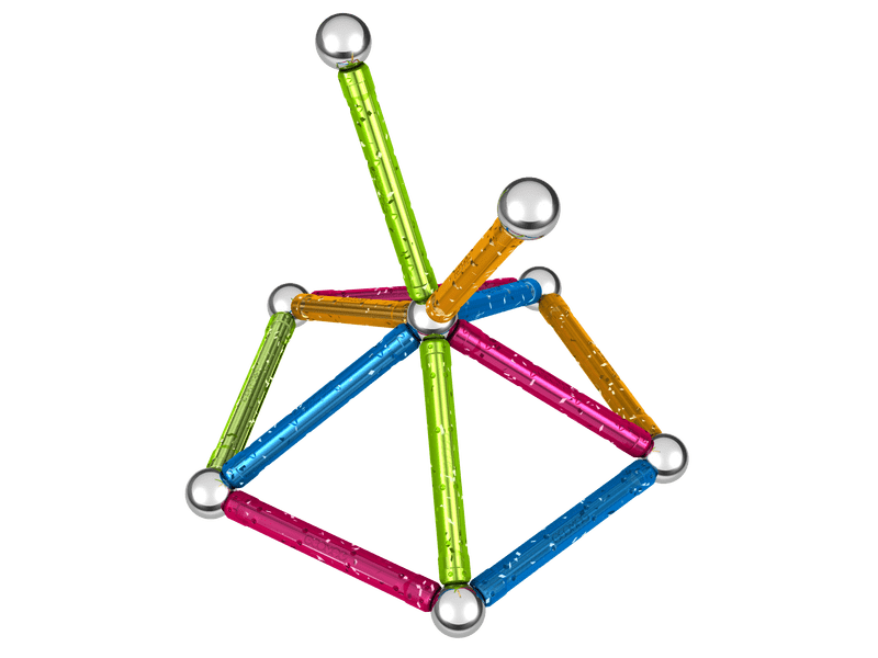 Geomag Glitter Csillogós mágneses építőjáték, 30 db (20GMG00531)