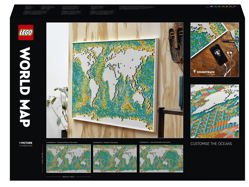 LEGO® Art Világtérkép (31203)