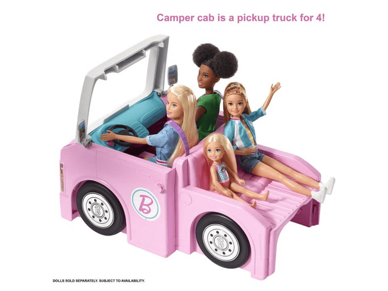 Barbie 3 az 1-ben Dreamcamper Luxus lakóautó szett (GHL93)