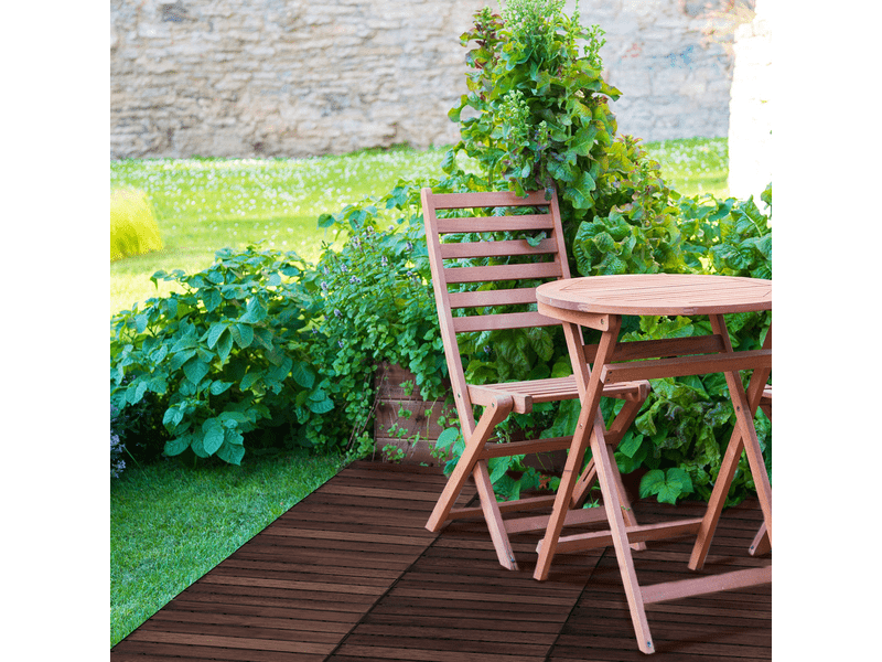 Garden of Eden 11539B Drveni pod, tamno smeđa