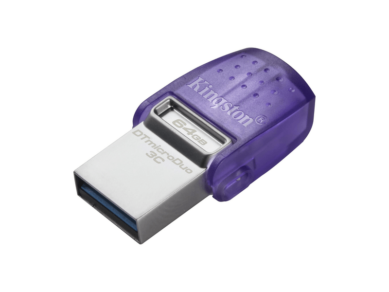 Kingston DataTraveler microDuo 3C USB-A+USB-C USB memorijski ključ, 64 GB