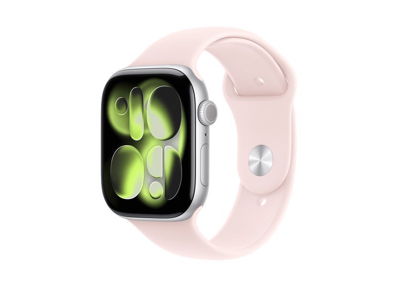 Apple Watch 46 mm-es halvány rózsaszín sportszíj – S/M (MHYF4ZM/A)