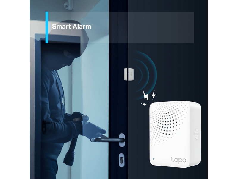 TP-Link Tapo H100 Smart IoT Hub + csengő/sziréna