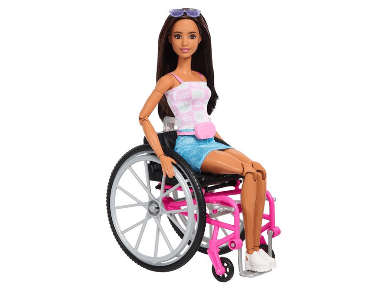 Barbie Kerekesszékes baba kutyussal (HJY85)