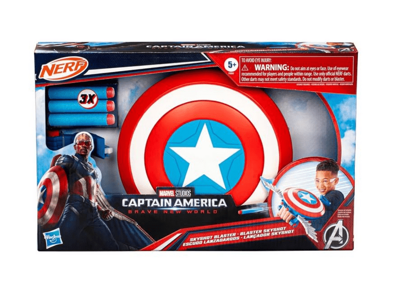 Hasbro Marvel Avengers Amerika Kapitány: Szép új világ - Nerf Skyshot Blaster (F9302)