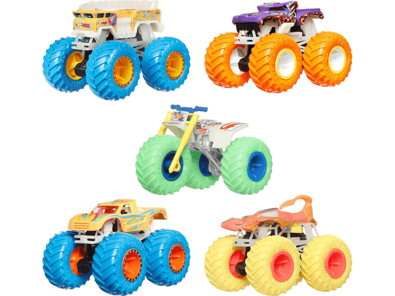 Hot Wheels Monster Trucks Sötétben világító autó, többféle (JFX08)